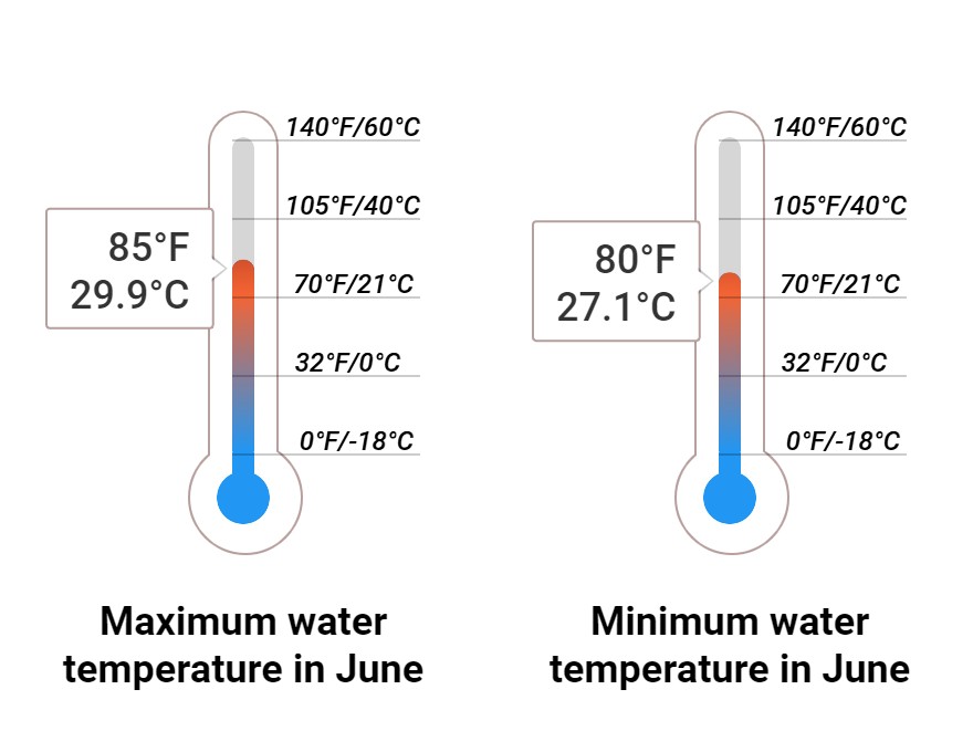 Average Sea temperature